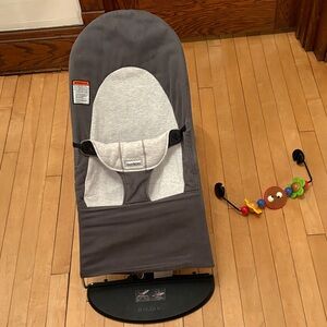 BabyBjorn Balance Soft Grey Bouncer with Toy Attachment